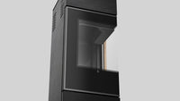 Balstil Modena S E/A-kachel met geopende deur en zichtbaar interieur, close-up op neutrale achtergrond