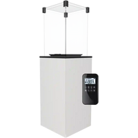 Kratki Patio terrasverwarmer met glazen omkasting en afstandsbediening