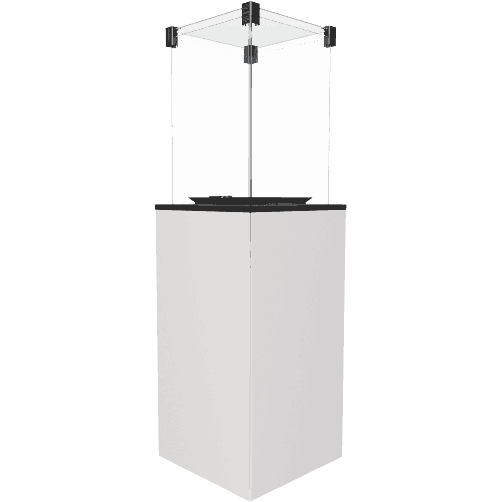 Kratki Patio terrasheater op witte achtergrond