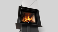 Balstil Milano 480/480 inzethaard met brandend vuur
