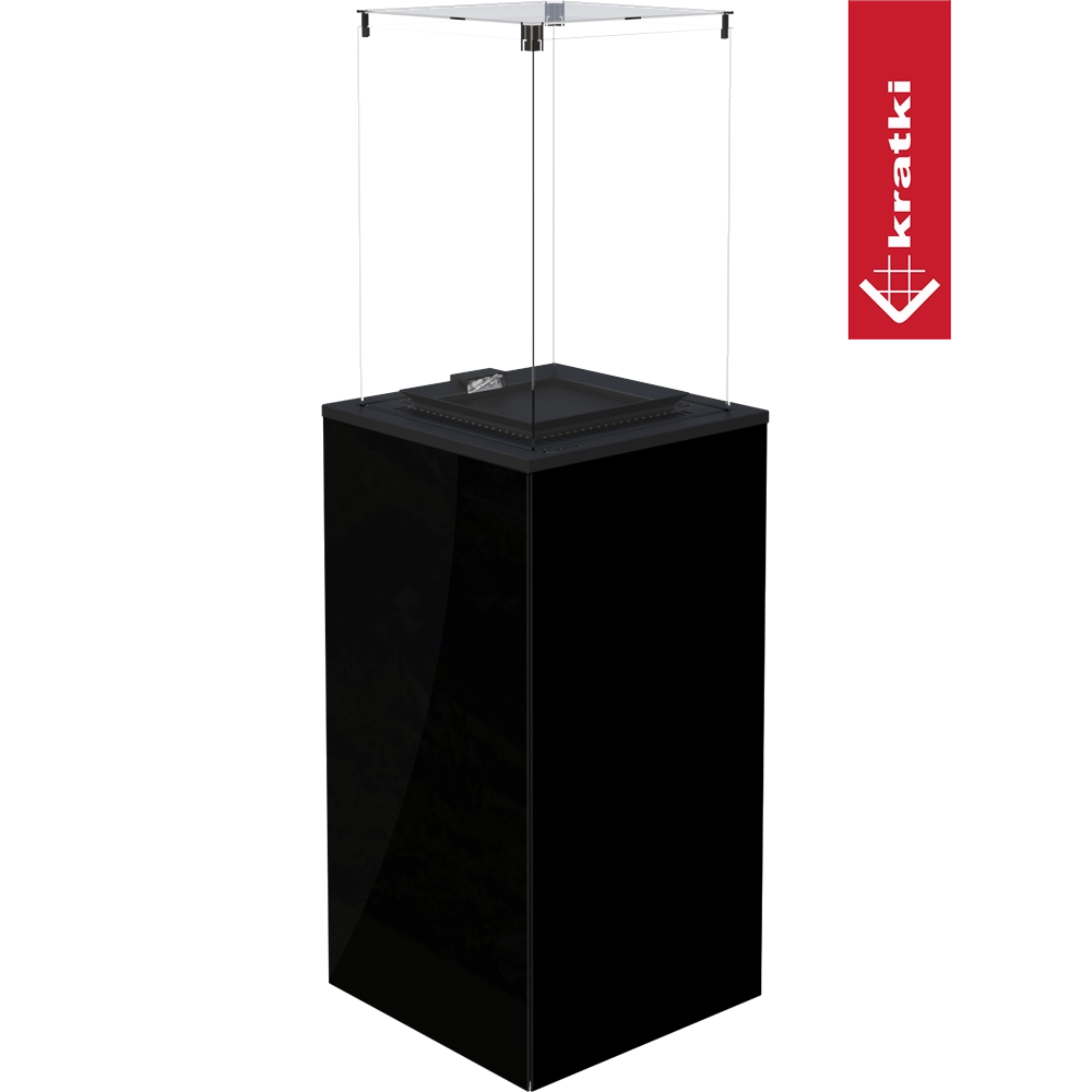 Zwarte hangende patiohaard Kratki Patio Mini