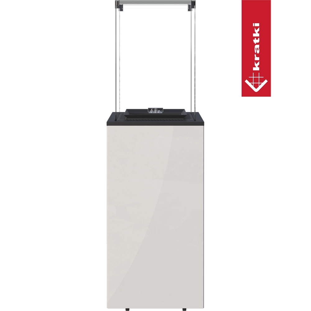Kratki Patio Mini terrasverwarmer op groene achtergrond