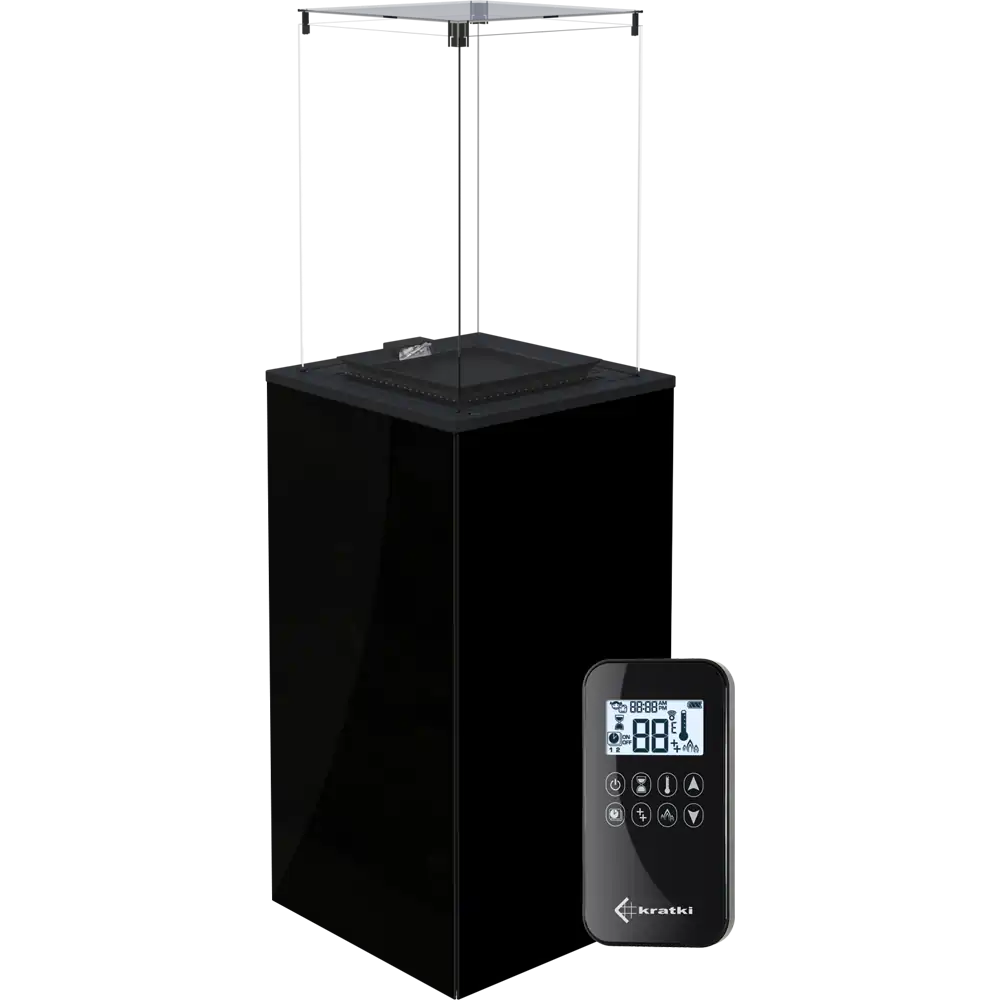 Kratki Patio Mini terrasverwarmer met afstandsbediening
