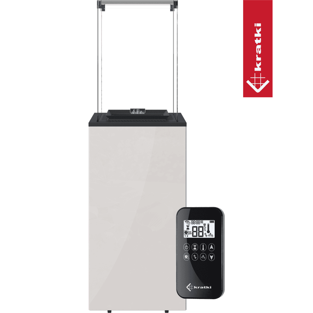 Kratki Patio Mini terrasverwarmer met afstandsbediening