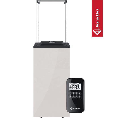 Kratki Patio Mini terrasverwarmer met afstandsbediening