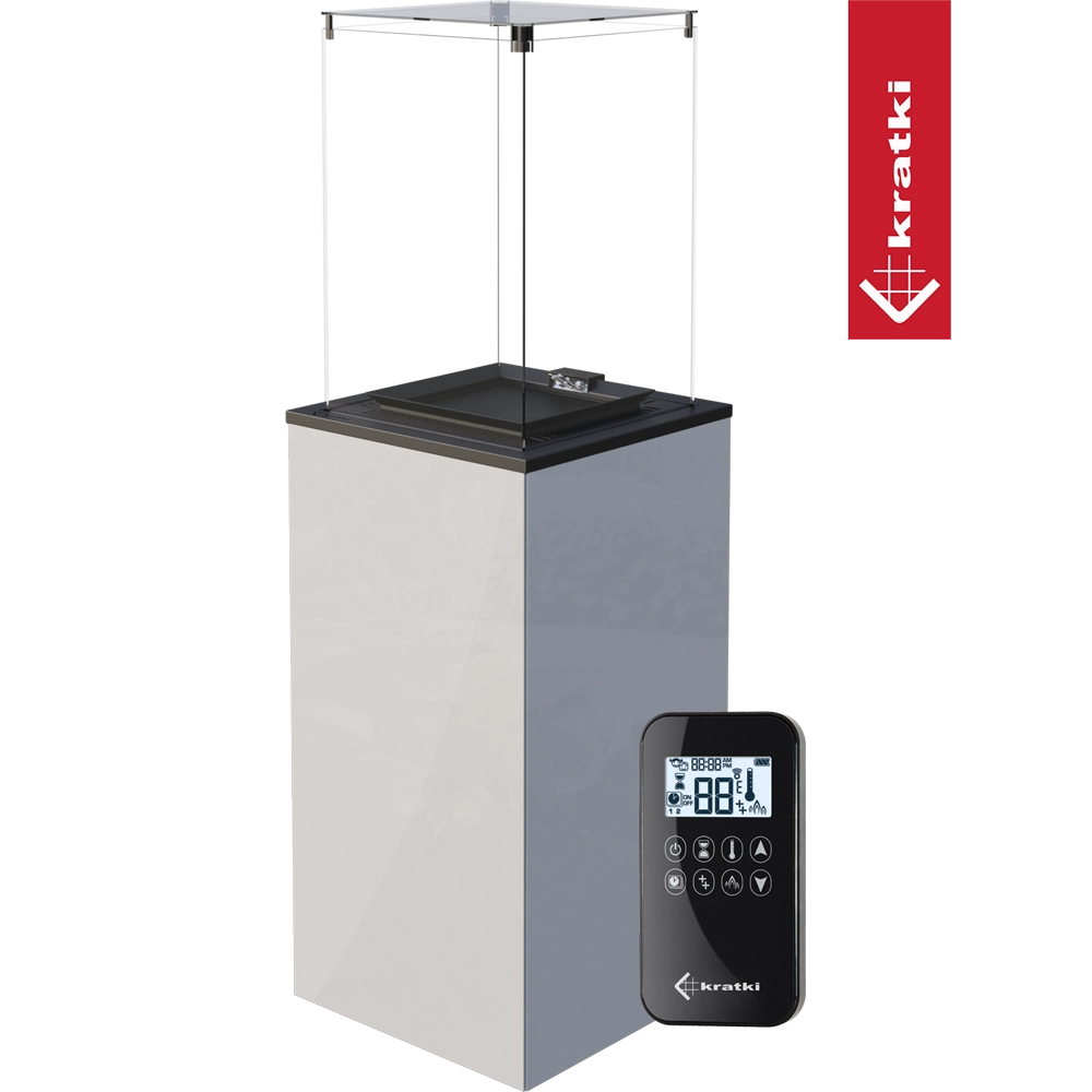 Kratki Patio Mini terrasverwarmer met afstandsbediening