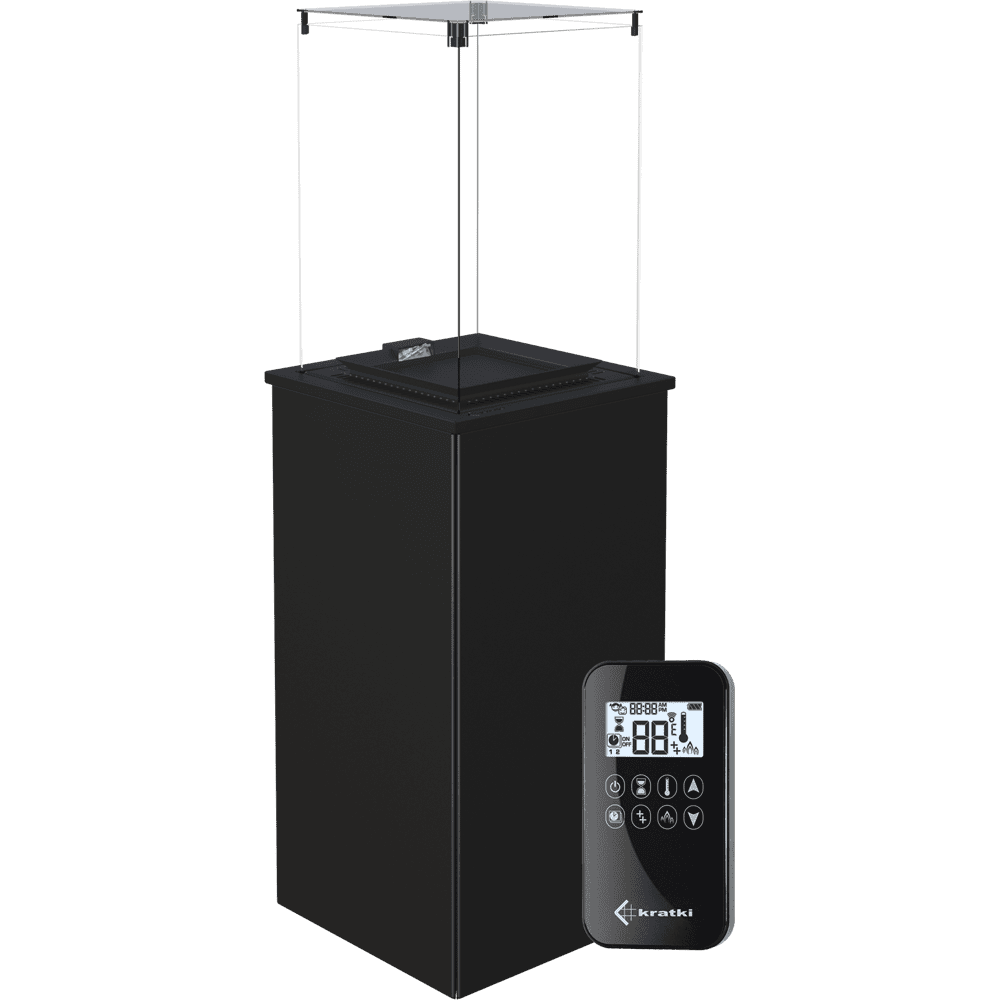 Kratki Patio Mini terrasverwarmer met afstandsbediening