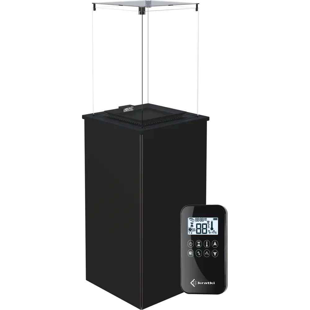 Kratki Patio Mini terrasverwarming met afstandsbediening