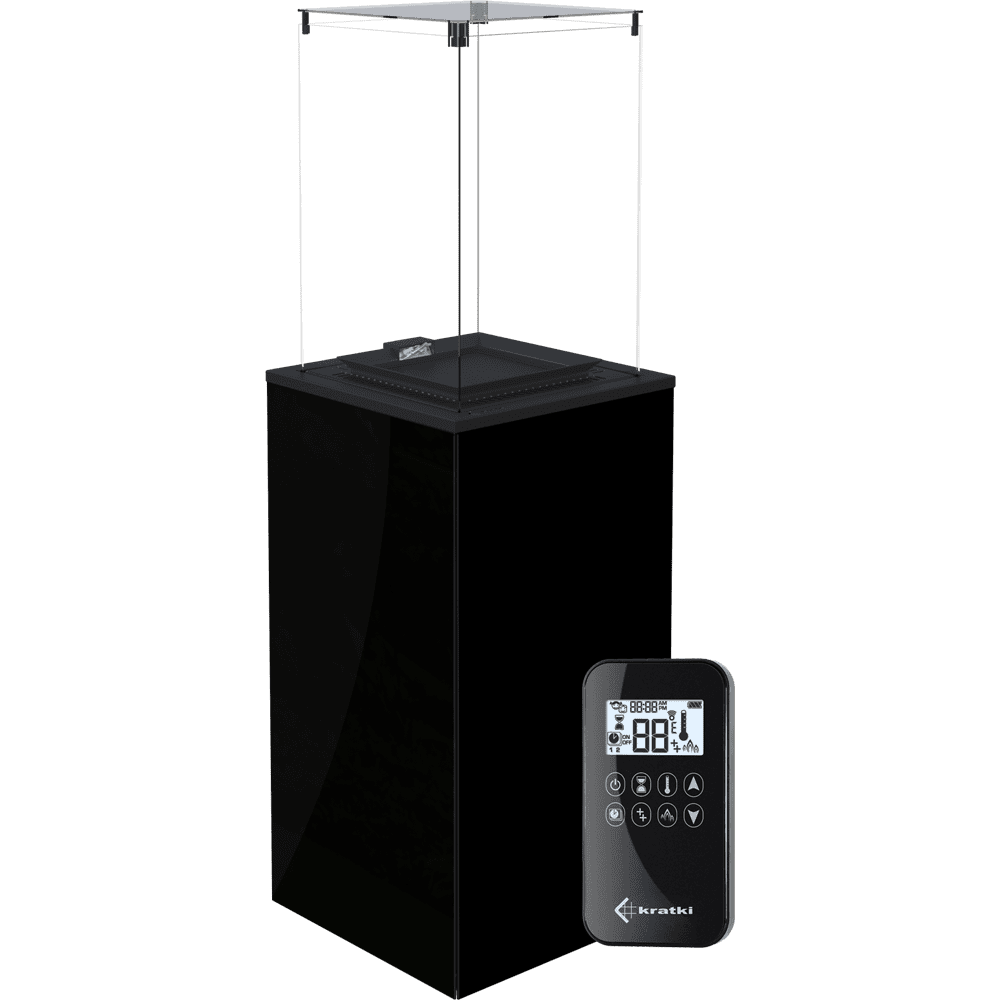 Kratki Patio Mini terrasverwarmer met afstandsbediening