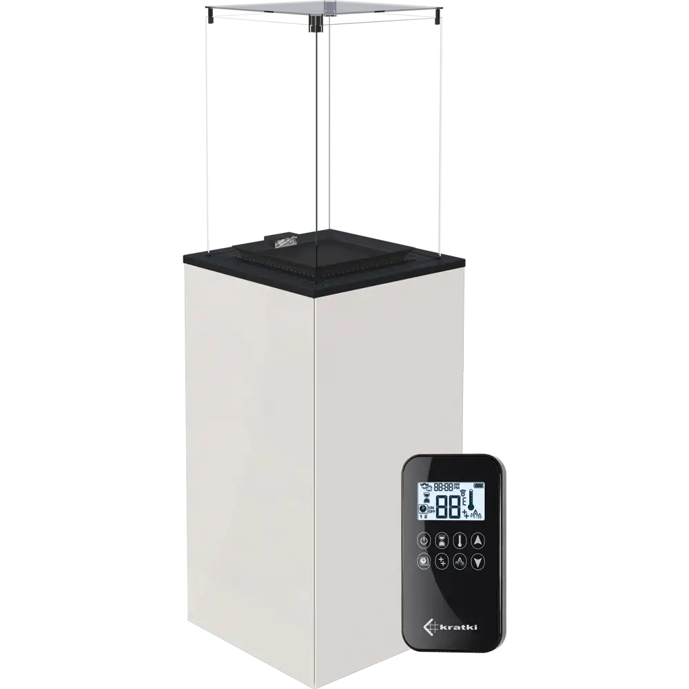 Kratki Patio Mini terrasverwarmer met afstandsbediening