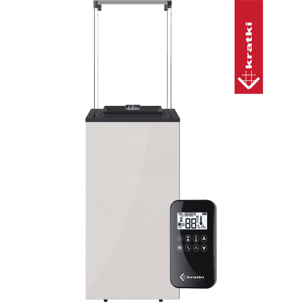 Kratki Patio Mini terrasverwarmer met afstandsbediening