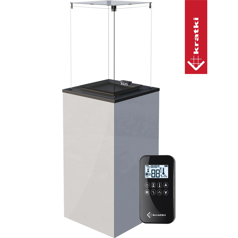 Kratki Patio Mini terrasverwarmer met afstandsbediening