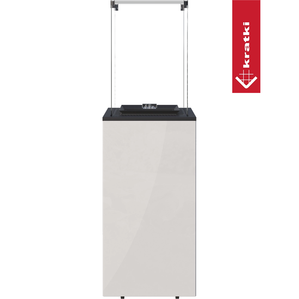 Kratki Patio Mini hangende kachel met glazen panelen op transparante achtergrond