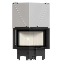 Balstil Milano 700/480 inzethaard met openstaande deuren op witte achtergrond