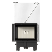 Balstil Milano 700/480 inzethaard met geopende deur, zichtbaar interieur en metalen behuizing