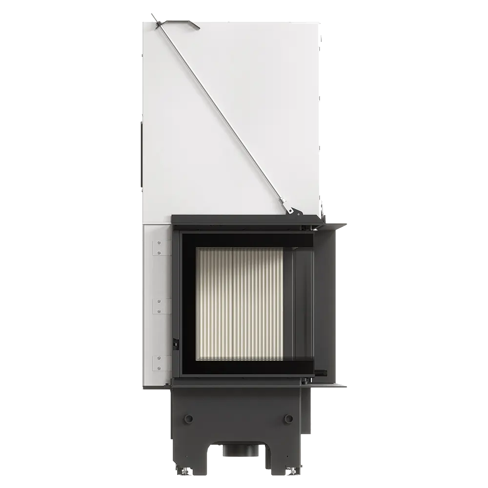 Balstil Milano 700/480 inzethaard op witte achtergrond met open front en binnenbekleding