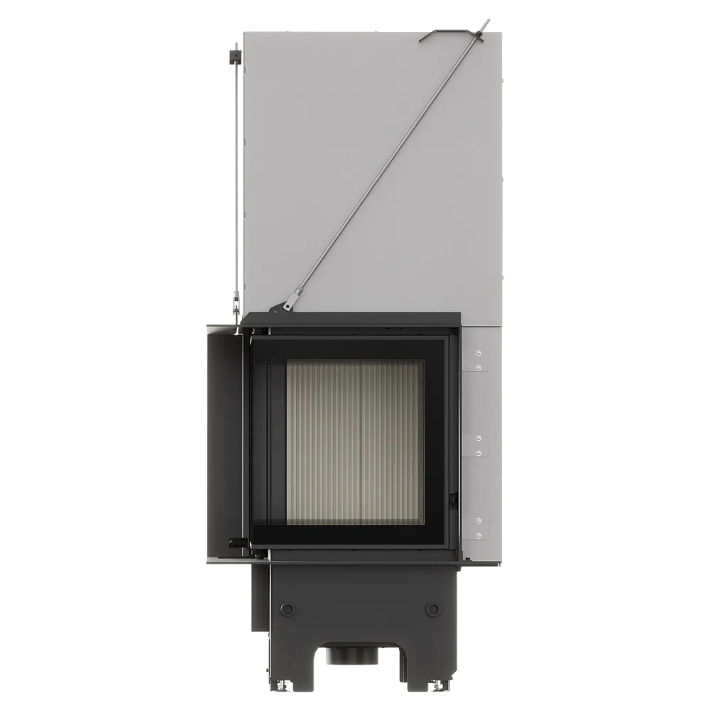 Balstil Milano 700/480 inzethaard op witte achtergrond met zichtbaar glas en deurmechanisme