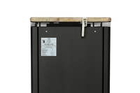 LS Kamna Pyro Magic 10 kW zwarte kachel met stenen bovenplaat