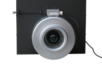 LS Kamna Turbo ventilator met ronde zilveren behuizing