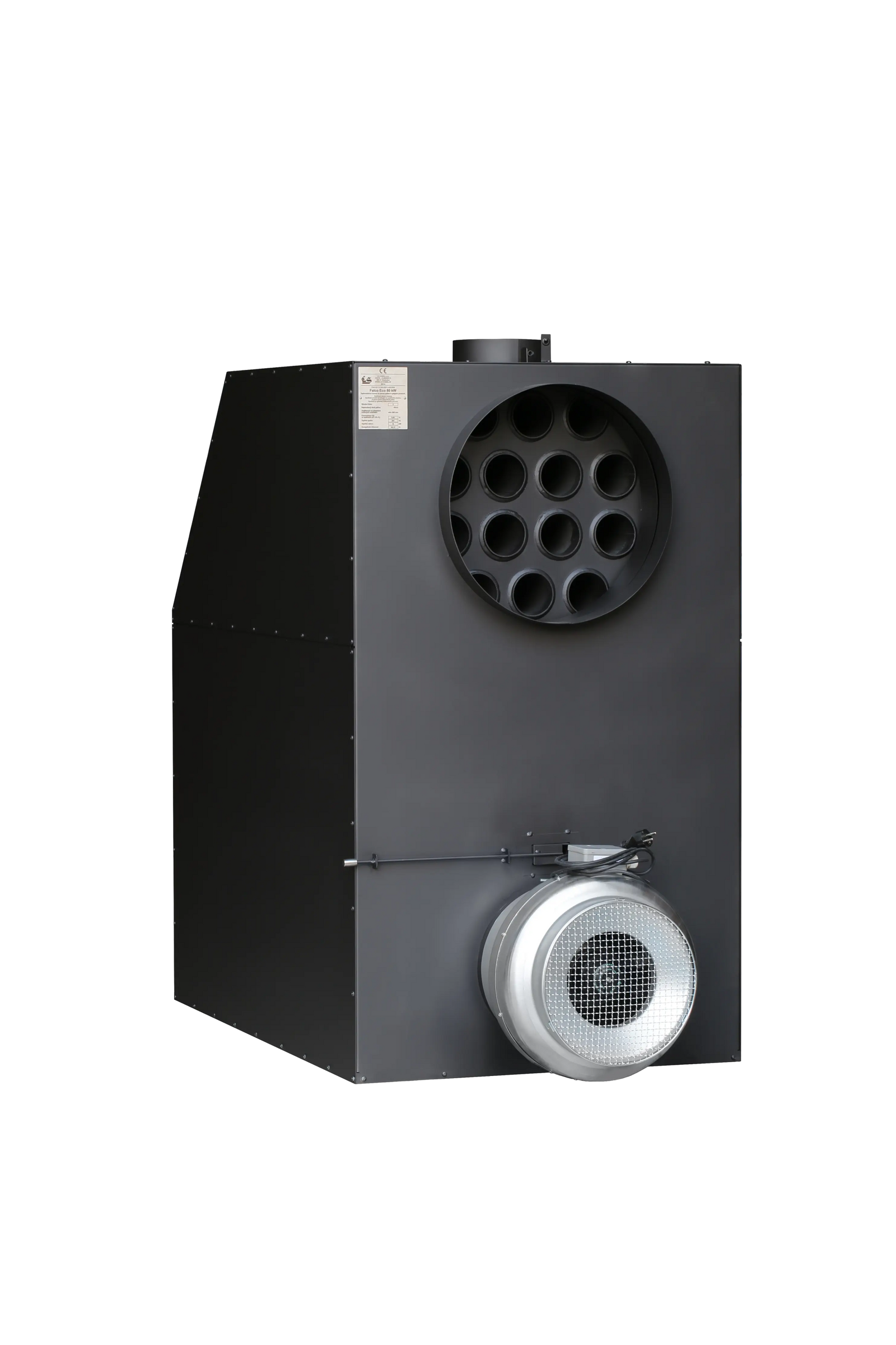 LS Kamna Turbo met ronde openingen en zilveren ventilator aan voorzijde