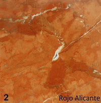 Rojo Alicante marmerstructuur met nummer 2