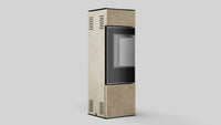 Balstil Modena S E/A kachel met beige bekleding op neutrale achtergrond