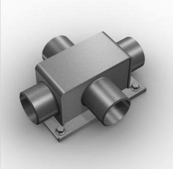Verner Automatic mixing fitting op witte achtergrond