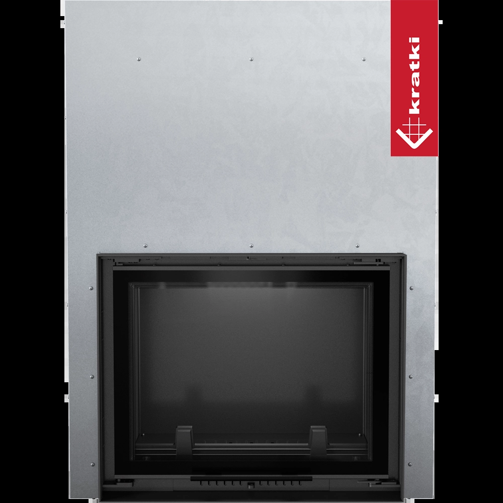 Kratki Amelia CV inbouwhaard met zwart glazen front