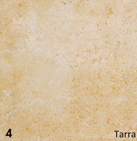 Amarillo terra tegelsample met beige gele natuursteenstructuur