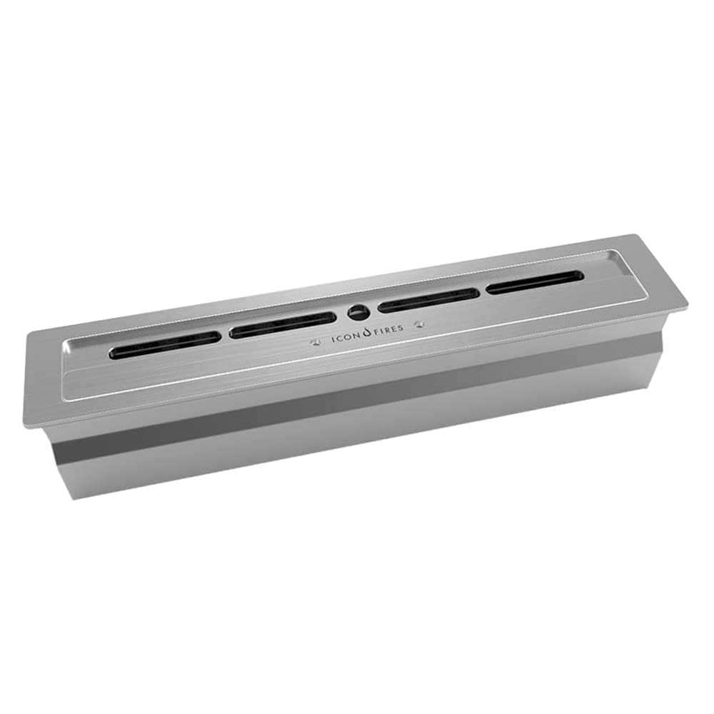 Icon Fires Slimline brander 500mm op witte achtergrond
