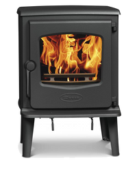 Dovre 525CB houtkachel met brandend vuur