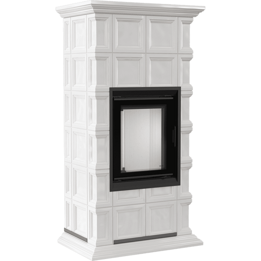 Kratki Nadia MILANO witte tegelkachel met zwarte deur