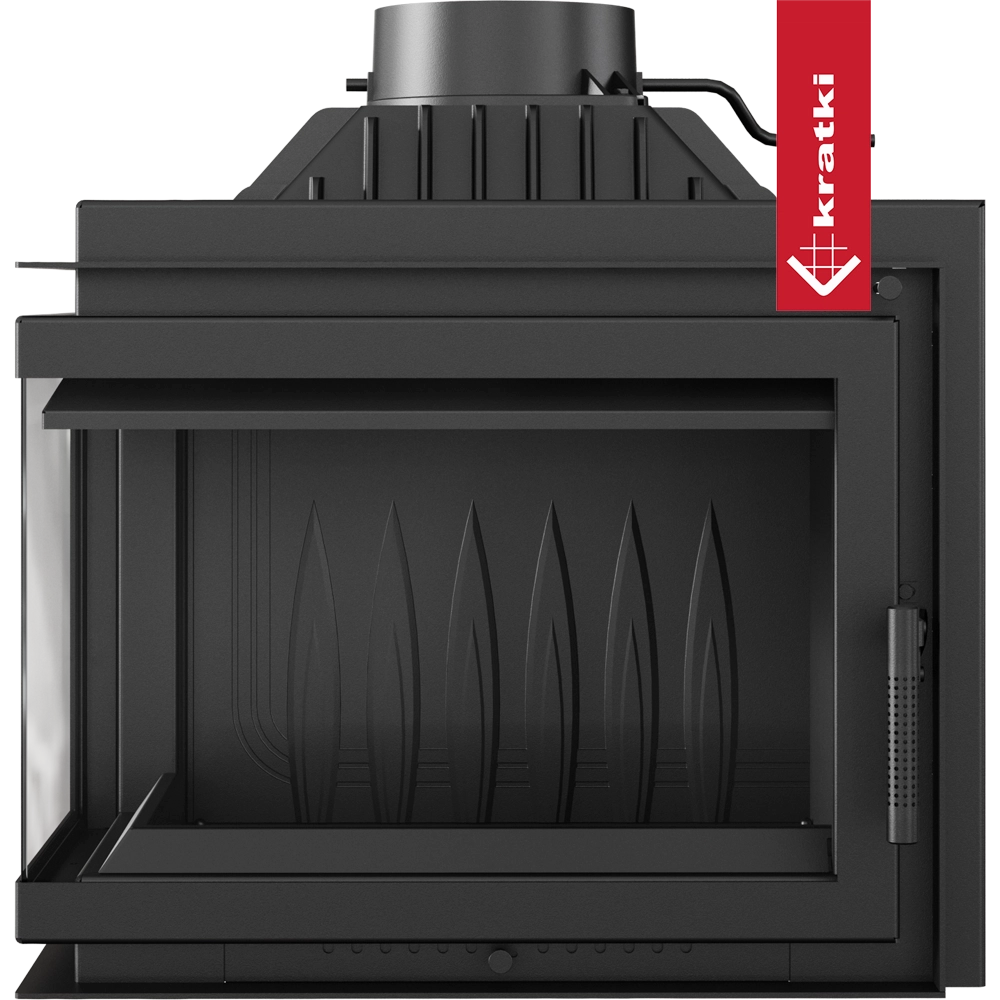Kratki Simple M inzethaard met zwart front en glasdeur