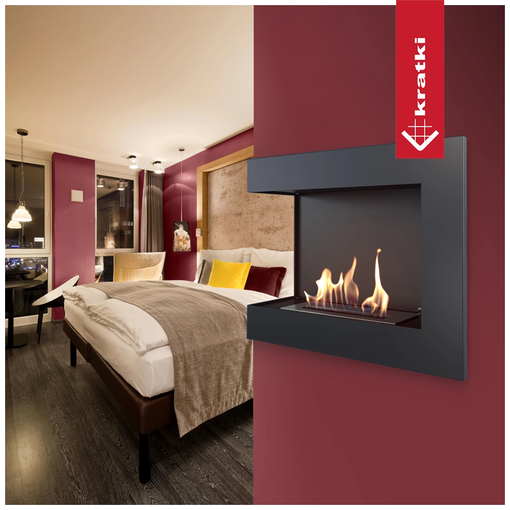 Kratki Delta TÜV wandhaard in slaapkamerinterieur