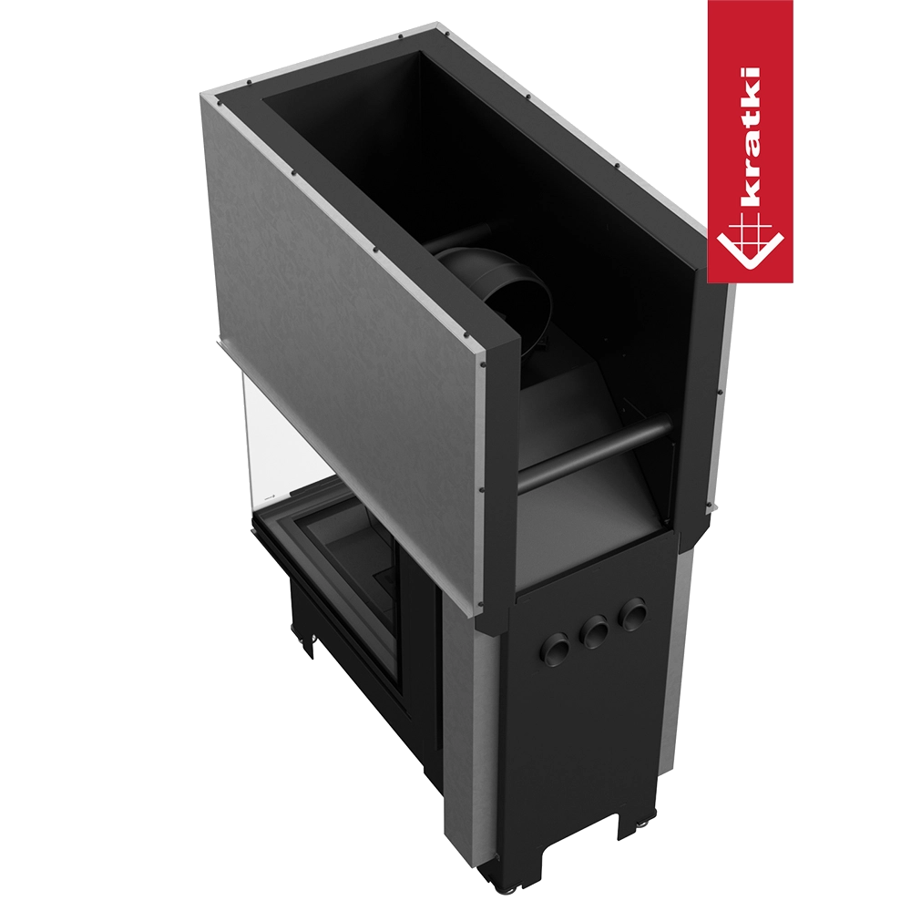 Kratki NBU 500/700 inbouwhaard, technische productafbeelding