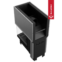 Kratki NBU 500/700 inbouwhaard, technische productafbeelding