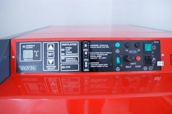 Verner G25D bedieningspaneel met display en knoppen