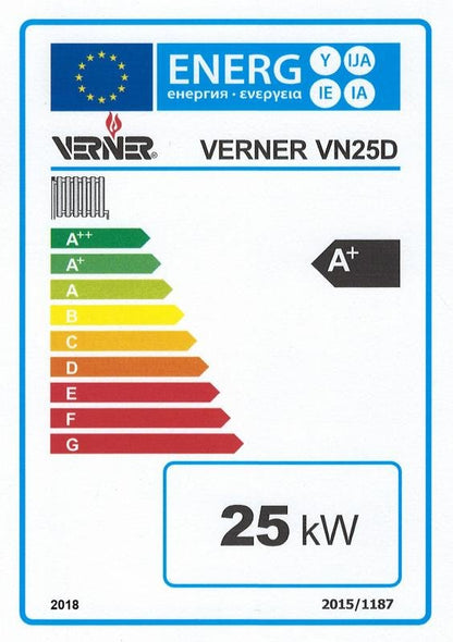 Verner VN25D energielabel A+ 25 kW