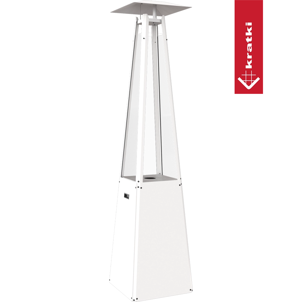 Kratki Umbrella terrasverwarmer op groene achtergrond