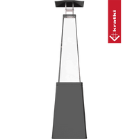 Kratki Umbrella BS terrasverwarmer met hoge metalen kap