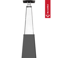 Kratki Umbrella BS terrasverwarmer met hoge rechthoekige behuizing