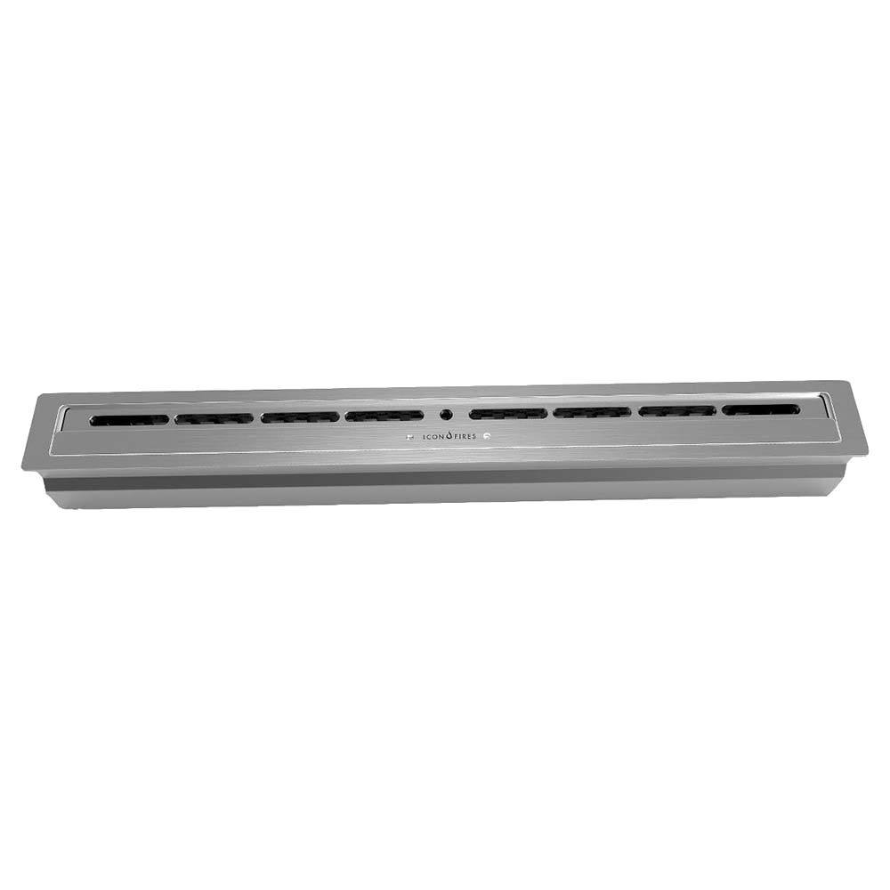 Icon Fires Slimline brander 800mm op witte achtergrond