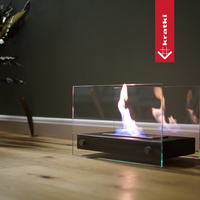 Kratki Hotel TÜV tafelhaard met glas en vlammen