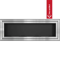 Kratki Juliet TÜV inbouwhaard met zilverkleurig frame