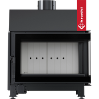 Kratki Simple S inbouwhaard met zwart frame en lichte binnenkant