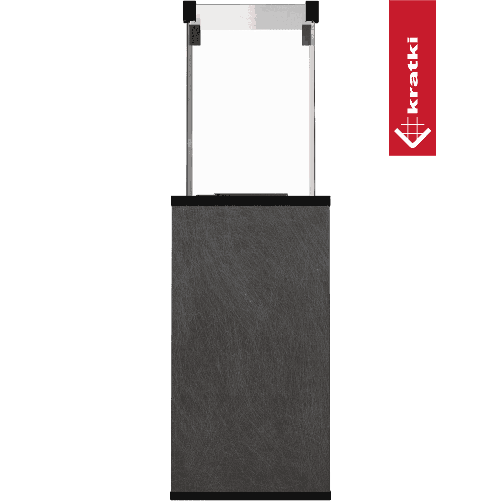 Kratki Patio terrasheater met glazen omkasting