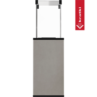 Kratki Patio terrasheater met hoge metalen behuizing en logo