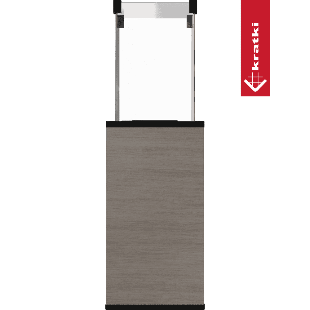 Kratki Patio Mini terrasverwarmer met houtlook paneel