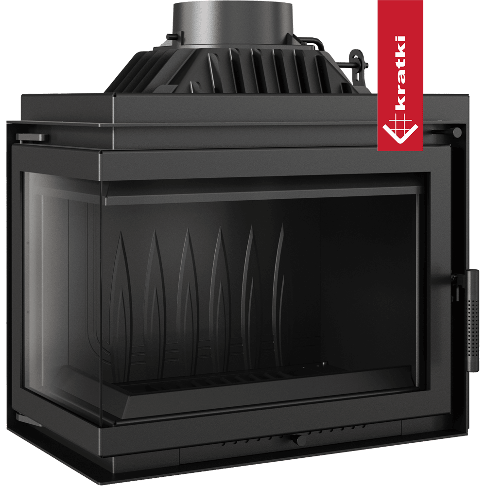 Kratki Simple M inzethaard in zwart, frontaal productshot