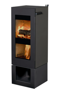Xeoos Natur/Basic x8 houtkachel met zicht op vuur